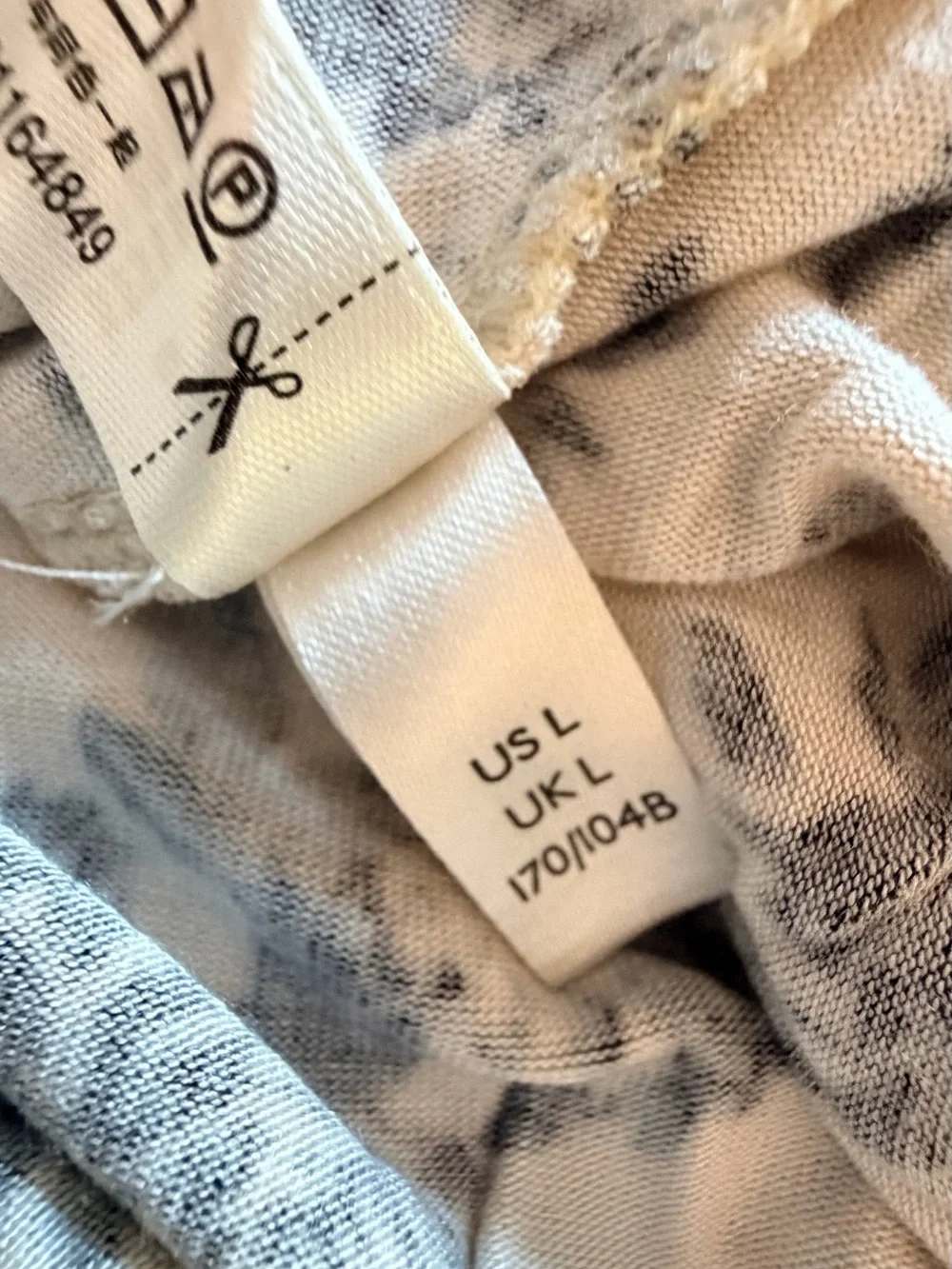 Free People Printed Turnt Long Sleeve Bodysuit